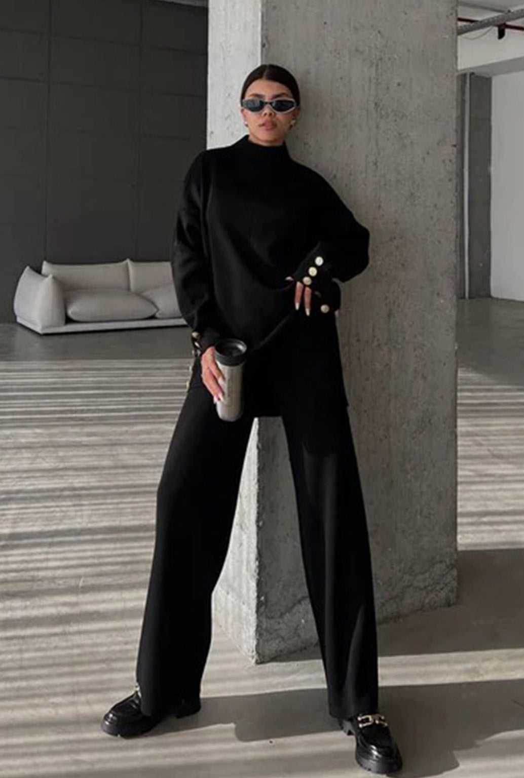 BLACK BUTTON SET