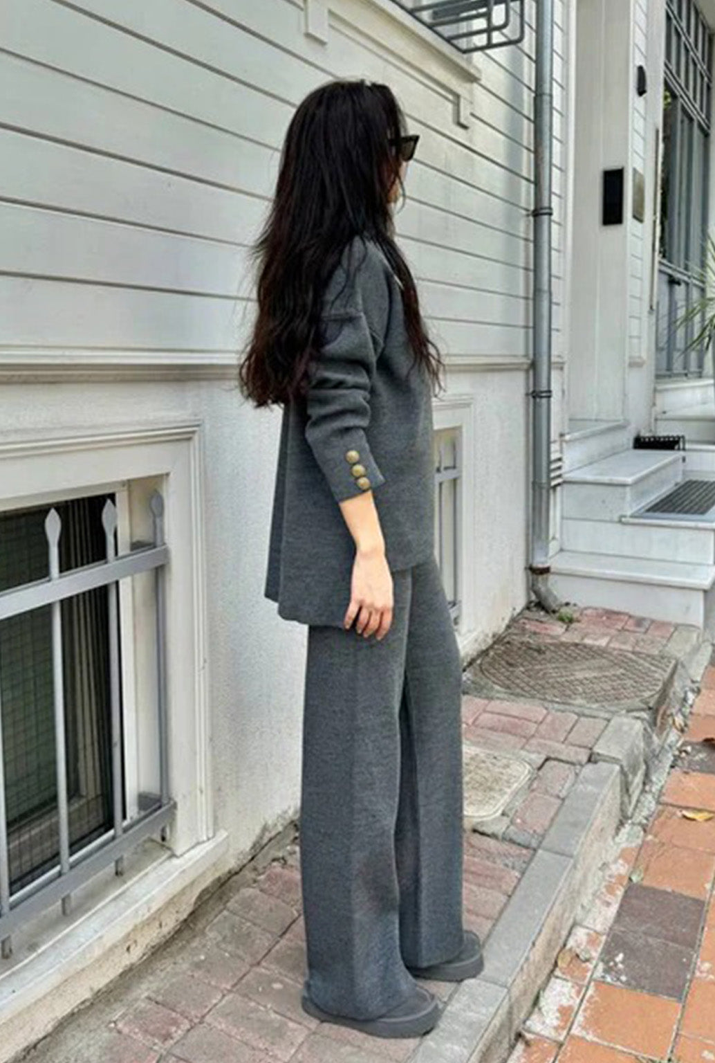 DARK GRAY BUTTON SET