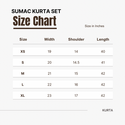 SUMAC KURTA SET