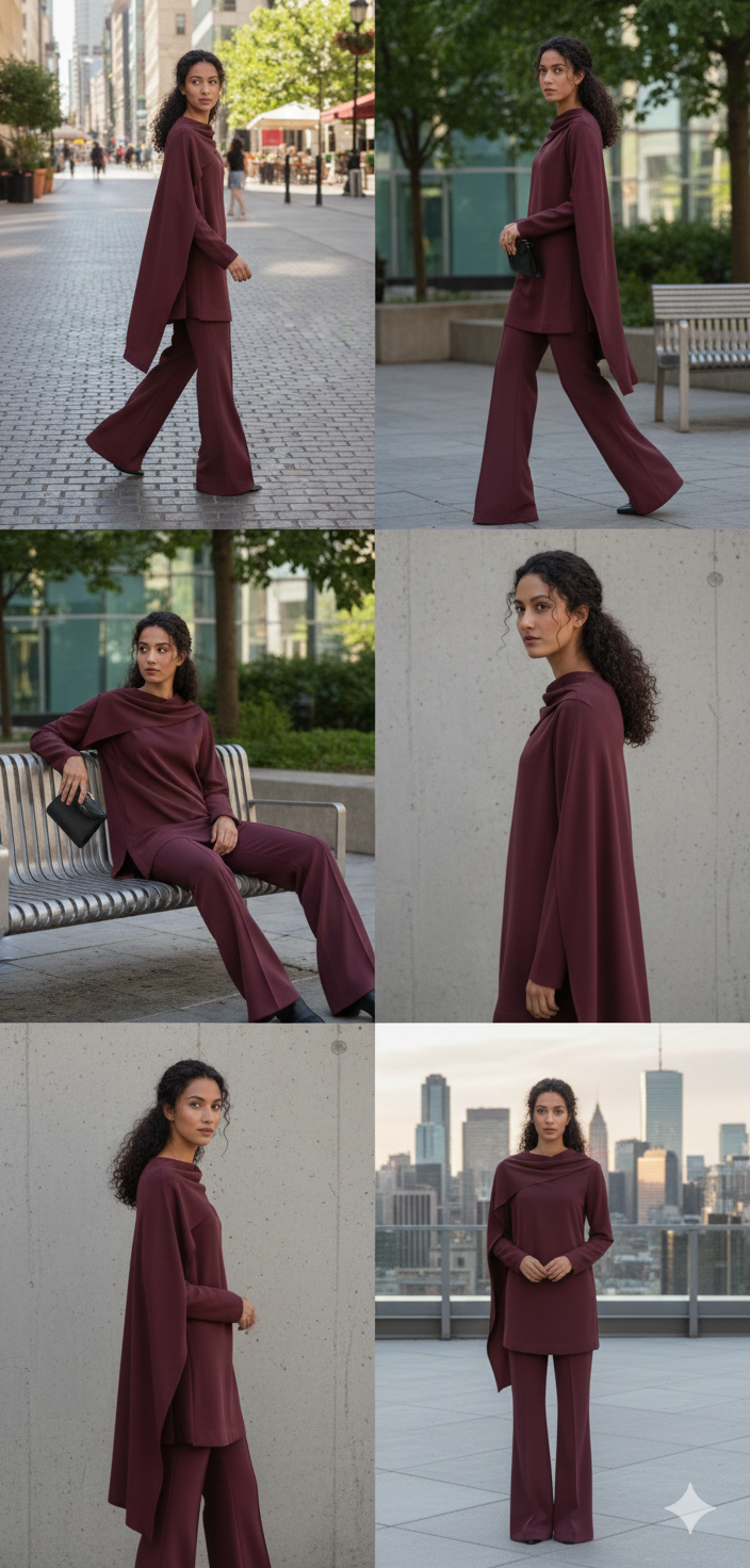 Burgundy Drape