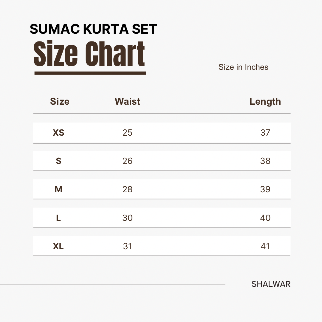 SUMAC KURTA SET