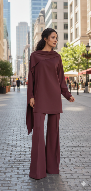 Burgundy Drape