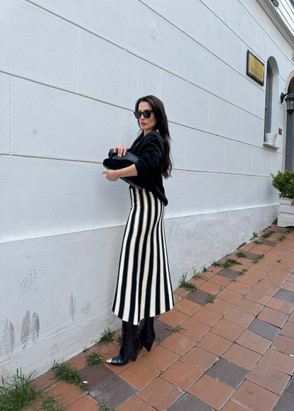 STRIPE SKIRT SET