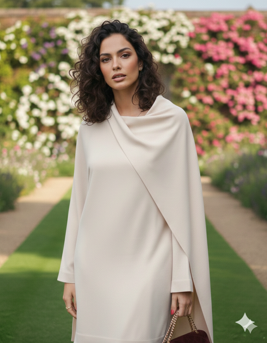 Ivory Whisper Drape