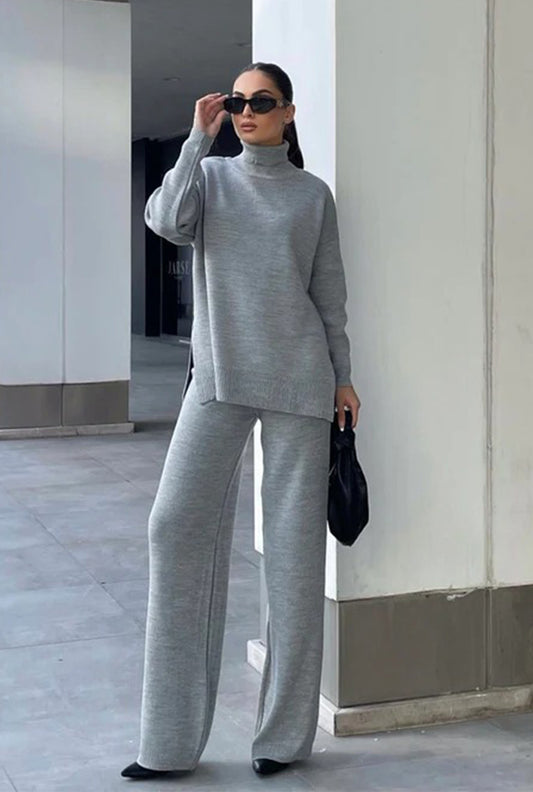 GRAY HIGHNECK SET