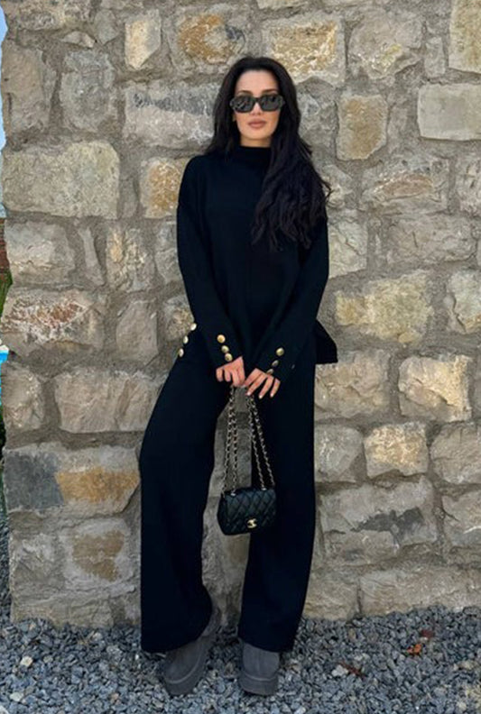 BLACK BUTTON SET