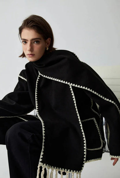 SCARF COAT SET