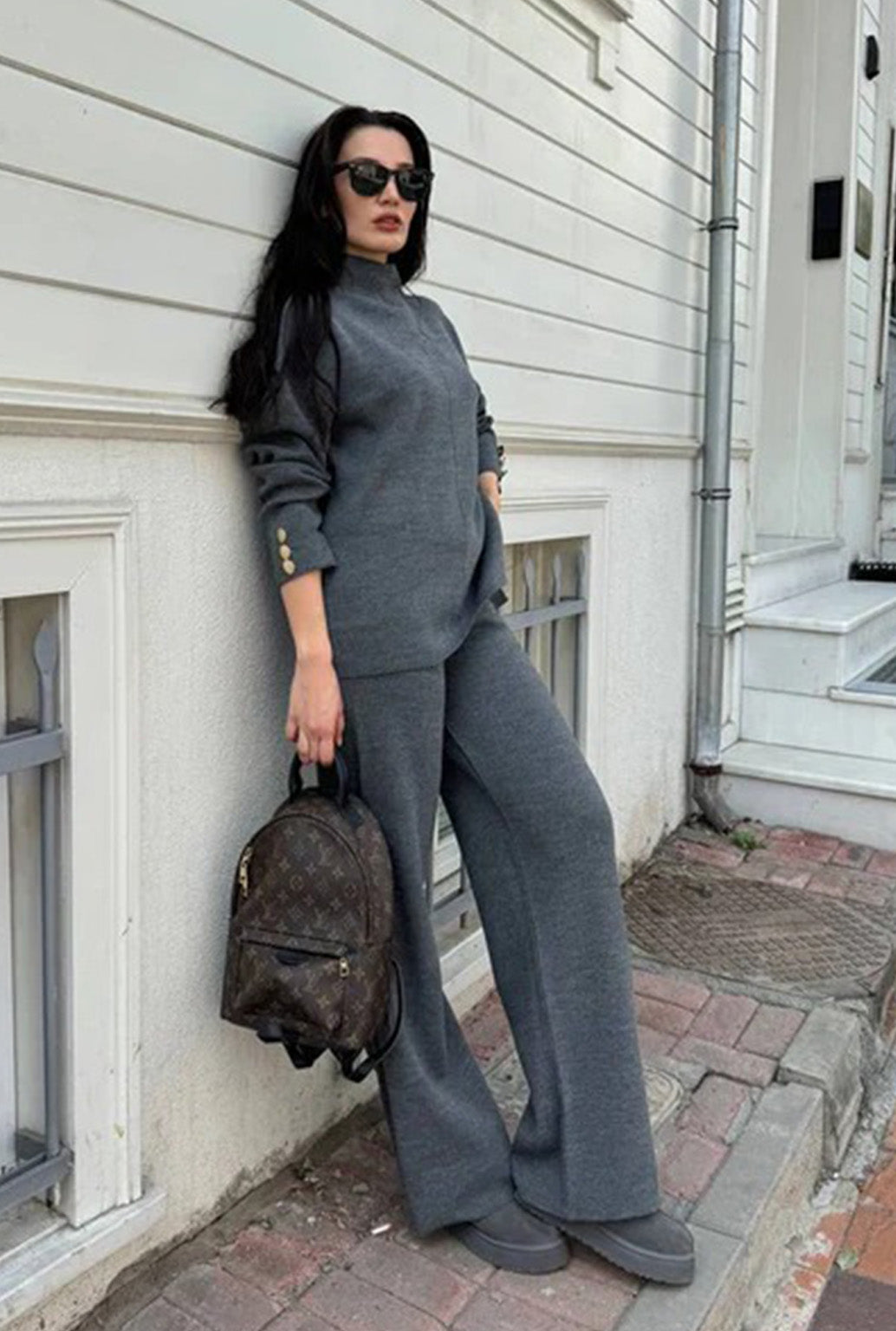 DARK GRAY BUTTON SET