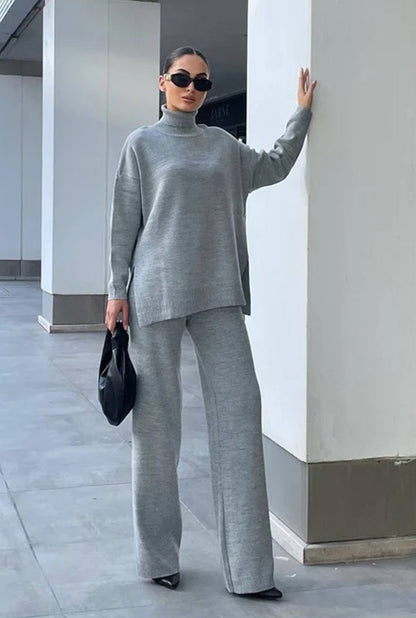 GRAY HIGHNECK SET