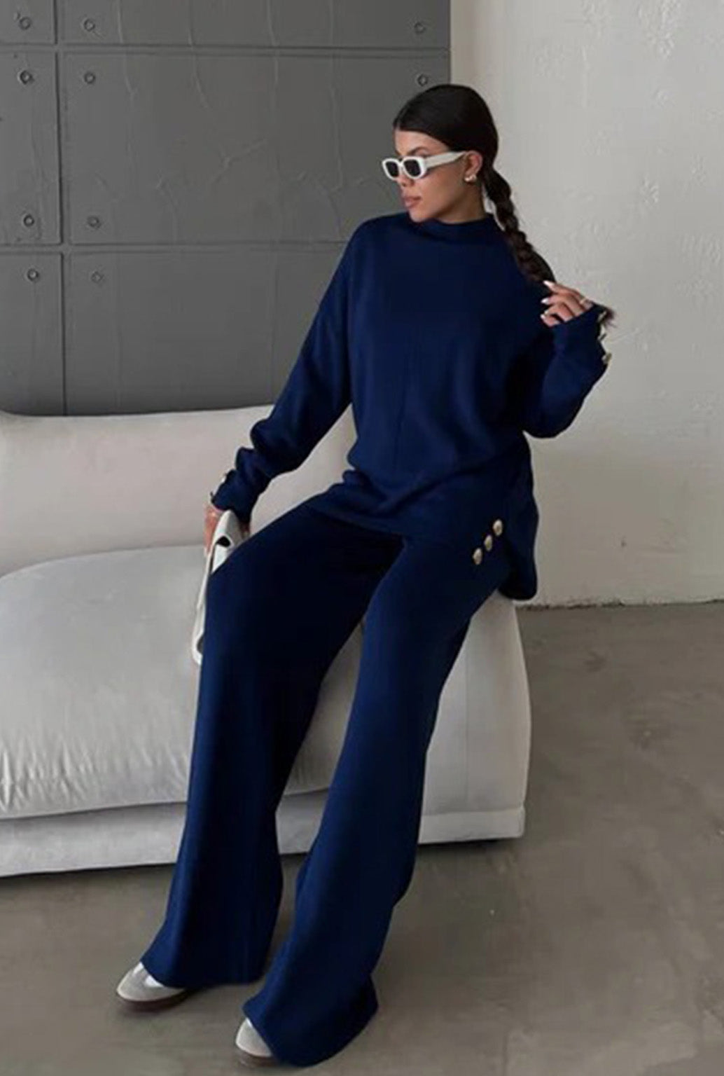 NAVY BUTTON SET