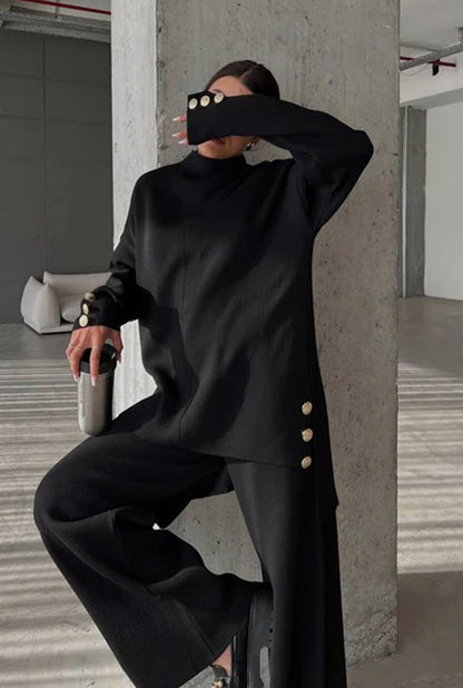BLACK BUTTON SET